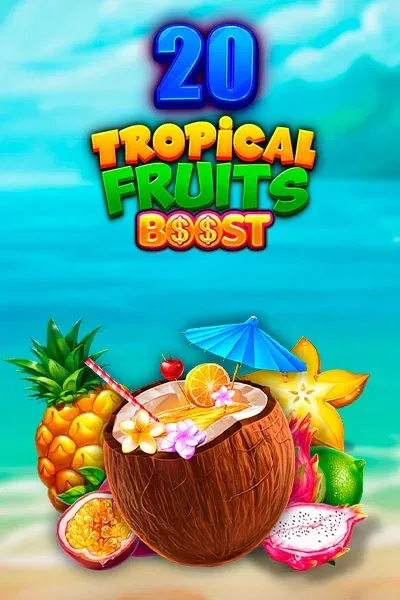 20 Tropical Fruits Boost machine à sous — Tiki Casino