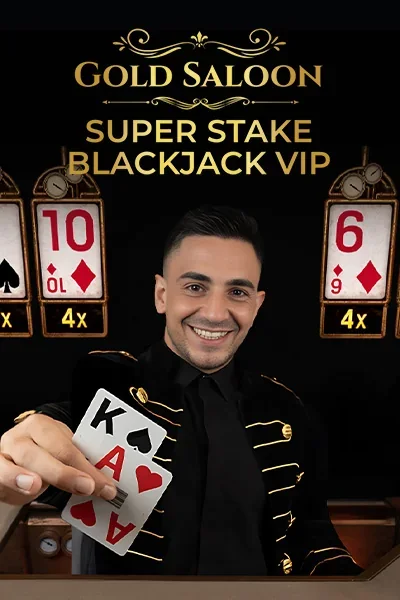 jeu Gold Saloon Super Stake Blackjack · Tiki Casino